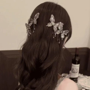 2026 Más Vendido Pasador de Pelo de Mariposa con Estilo Elegante y de Lujo Discreto para Mujer, Joyería de Moda al por Mayor - Product Image 2