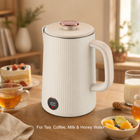Bouilloire électrique 1,7 L avec contrôle intelligent de la température 45-100 ° C SUS304 Acier inoxydable double couche anti-brûlure 1500W