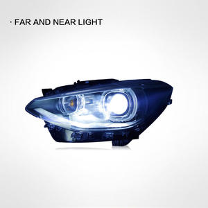 Conjunto de Faros Delanteros LED para <span class=keywords><strong>BMW</strong></span> Serie 1 <span class=keywords><strong>F20</strong></span> 118i 120i 125i 128i <span class=keywords><strong>130i</strong></span> 2012-2015, Actualización de 100W, Proyector Bifocal, Accesorios - Product Image 2