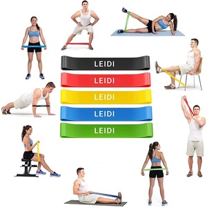 Bandes de Résistance TPE pour Entraînement à Domicile et Gymnastique – 100 lbs, Haute Élasticité pour Fitness, Yoga, Tractions, Exercices Jambes et Fessiers - Product Image 1