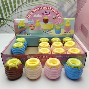 Jouet anti-stress ours en pot de miel à presser, tasse à miel fantaisie, jouet sensoriel pour l'anxiété - Product Image 4
