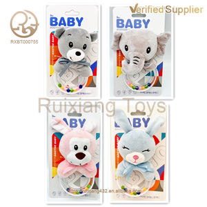 High Quality Stuffed Bear Baby Rattle <strong>Plush</strong> <strong>Toys</strong> Cute Animal Shaped Soft Plastic <strong>Toys</strong> for Play Baby Education <strong>Cheap</strong> Price - Product Image 6
