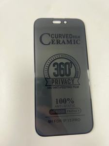 Pellicola di Privacy in <span class=keywords><strong>ceramica</strong></span> opaca per iphone Anti spy 360 vetro di protezione per galaxy 24s ultra per iPhone 17 Pro Max - Product Image 6