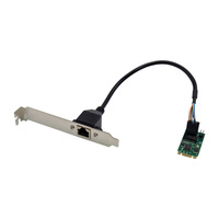 Kartu Jaringan Ethernet Empat Kecepatan 2.5GBASE-T Port Tunggal Internal M.2 B+M I225-T1, ROHS, Tersedia