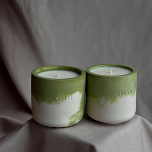 Vela Aromática AIKUN Premium con Logotipo Personalizado, Hecha a Mano, de Larga Duración, 100% Orgánica, Estilo Aromaterapia, Cera de Soja, Vela de Cerámica - Product Image 2