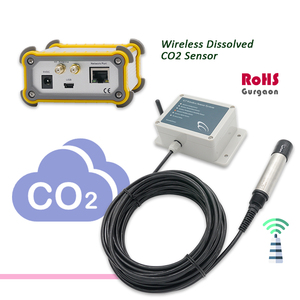 Analizador de CO2 industrial inalámbrico, resistente al agua, con conexión RF, para tanques metálicos, con salida 4-20mA RS485, para medición de CO2 disuelto. - Product Image 2