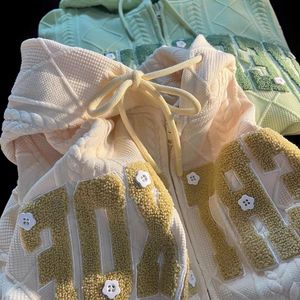 Felpe con Cappuccio OEM alla Moda con Ricamo 3D, Vestibilità Regolare in Poliestere e Cotone, Effetto Lavaggio Acido, per Uomo, Primavera - Product Image 4