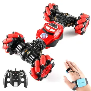 1:14 Dual Mode Radio Afstandsbediening 360 Roterende Dubbele Roll Off Road Twist Voertuig Laterale Stunt Drift Hand Gebaar Rc Auto