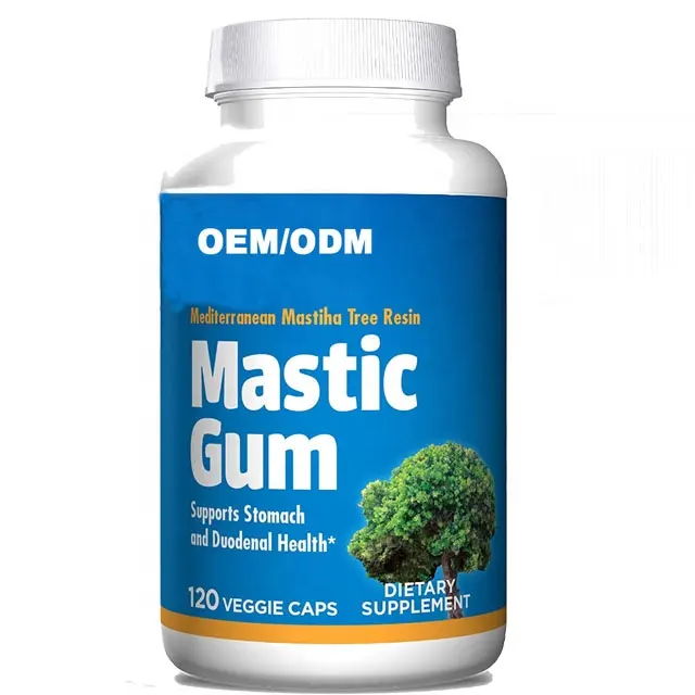 OEM Formulas Mastic Gum Capsules Supporting Stomach, Duodenal & Oral Health