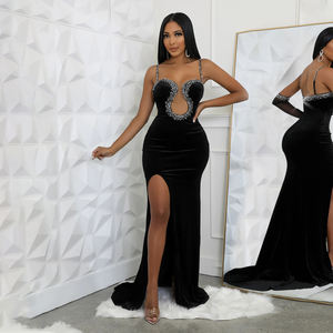 Ouyaan ชุดราตรีระดับไฮเอนด์ของผู้หญิง XXL ชุดเดรสออกงานพรอมสุดหรูสำหรับมื้อค่ำ - Product Image 3