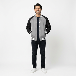 Full Sleeves 2026 High Quality Wholesale Best Design Men Varsity <b>Jacket</b> <b>Slim</b> <b>Fit</b> Print Front Stand Customized OEM Serviced - Product Image 1