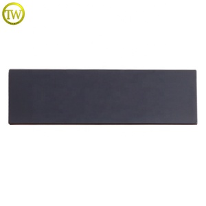 Étiquette de bagage en cuir personnalisée, lettre gravée plaque de logo en métal pour étiquette extérieure - Product Image 2