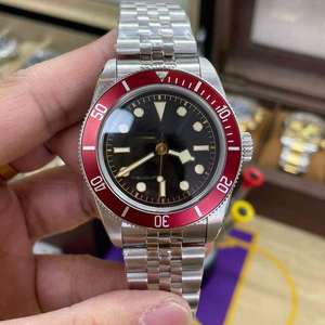 นาฬิกากลไกคุณภาพสูงสำหรับผู้ชาย2025สายเหล็กและนาฬิกาคู่สำหรับดำน้ำสองสีขอบ - Product Image 3