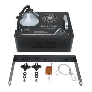 1500 डब्ल्यू की अगुवाई वाली धुआं कोहरा मशीन 9 पीसी एलईडी लैंप ऊर्ध्वाधर एयर कॉलम फॉग मशीन - Product Image 4