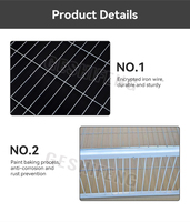 Accessoires pour pigeons, portes de cage à oiseaux blanches, trappe d'entrée en métal pour cage à oiseaux