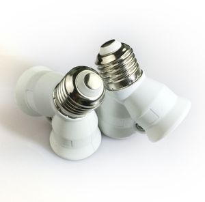 <span class=keywords><strong>2</strong></span> In 1 Doppel E27 Sockel Sockel Extender Schraube E27 LED Lampen fassung Konverter Lampen fassung E27 bis <span class=keywords><strong>2</strong></span> E27 Splitter Adapter Lampen fassung - Product Image 4