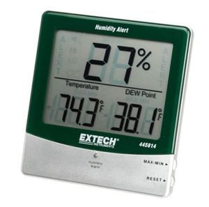 Estoque <span class=keywords><strong>Hygro</strong></span>-Termômetro Alerta de Umidade com Ponto de Orvalho Extech 445814 445706 445703 Termômetro do relógio para uso doméstico - Product Image 4