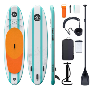 Tabla de Paddle Inflable Plegable con Diseño de Doble Capa de Alta Rigidez para Surfear en Aguas Tranquilas - Product Image 1