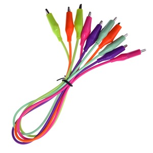 Popolare Set di 10 Cavi di Prova con Clip a Coccodrillo in Rame, 5 Colori, Cavi Jumper a Doppia Estremità - Product Image 3
