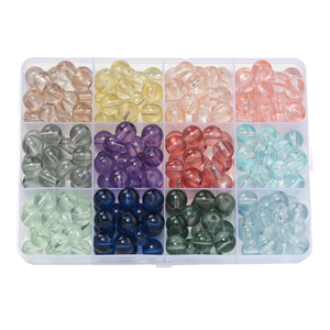 Cuentas Redondas Sueltas de Acrílico Transparente de 8mm, Tipo Lámpara de Cristal, Alta Permeabilidad, para DIY, Pulseras Hechas a Mano, Accesorios de Joyería - Product Image 1