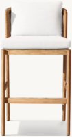Chaises de bar convertibles en bois massif et rotin, style moderne et durable, avec structure en chêne, pour l'intérieur