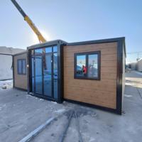 Maison préfabriquée de luxe isolée et extensible, conteneur, 2, 4, 5 chambres, villa préfabriquée, maison mobile, construction, immobilier