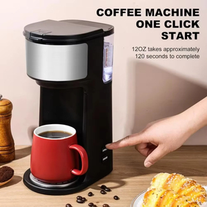 เครื่องชงกาแฟแบบพกพา 2-in-1 ใช้กับ K-Cup ขนาดเล็ก ชงได้ 6-14 ออนซ์ สีดำ เครื่องชงกาแฟแบบถ้วยเดียว อลูมิเนียม สำหรับใช้ในบ้าน สีดำ - Product Image 6