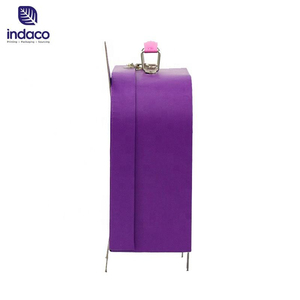 Wholesale of customized purple unicorn cardboard high-end <b>suitcase</b> with handle gift box in 2026 - Product Image 6