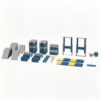 Set de Obstáculos de Espuma Suave para Niños, Equipo de Entrenamiento Modular para Gimnasia y Aptitud Física