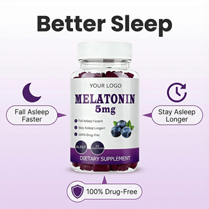 Gomme Vitaminiche per il Sonno Senza Zucchero 5mg 10mg Migliorano Memoria e Sonno Profondo Melatonina per Adulti 60 Gomme/Flacone - Product Image 3