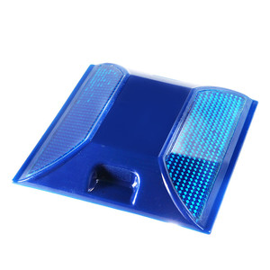 Phản xạ màu xanh lớn lên đường Stud vỉa hè đôi bên nhựa Cat Eye refelctors đánh dấu - Product Image 3