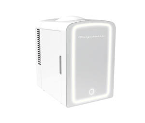 Mini Refrigerador de 5L con Sistema de Enfriamiento Termoeléctrico y Espejo de Maquillaje LED de 3 Niveles con Luz Bloqueable, Alimentación CA/CC, 18x25x26.5 cm - Product Image 6