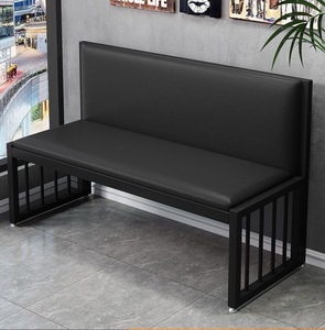 Sillones de Espera para Salón de Belleza, Sofás Dobles y Triples de Hierro Forjado con Cojines Suaves, Estilo Moderno - Product Image 6