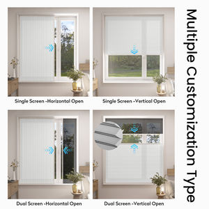 Porte coulissante à panneaux en nid d'abeille Fortune T25, manuelle ou à écran intelligent, pour bureau - Product Image 3