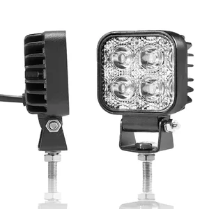 JHS รถอุปกรณ์เสริม 12 W Spotlight ไฟ LED รถ LED หมอก 6000 K 3 นิ้วไฟ LED ทํางาน LED ไฟหน้าสําหรับรถยนต์