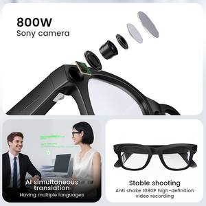 Gafas Inteligentes E03 Similares a Ray-Ban Meta, Llamadas por BT, Grabación de Voz, Cámara de 8MP 4K, Transferencia de Video por Wi-Fi, Gafas de Sol para Exteriores - Product Image 3
