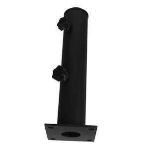 JH-Mech banc de parc personnalisé 11.81 "x 3.94" x 2.36 "Installation sur piquet de sol Base de <span class=keywords><strong>parapluie</strong></span> <span class=keywords><strong>en</strong></span> métal noir imperméable et durable pour le sable - Product Image 1