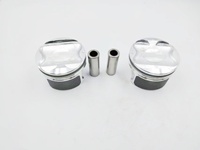 Pistón de Motor de Aluminio AUFERAY de 78 mm con Juego de Anillos OE 12010-3DB0A para Nissan HR16DE Compatible con Tiida Sylphy Livina Qashqai NV200