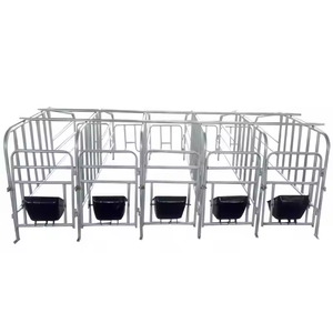 Gran oferta, bolígrafo de gestación de cerda galvanizado con alimentador para casa de cerdo, corrales de gestación de Cerda, cajas para cerdos - Product Image 1