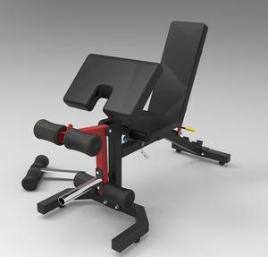 <span class=keywords><strong>Banc</strong></span> réglable multifonction S115 à inclinaison plate avec courbure des jambes Équipement de gymnastique - Product Image 3