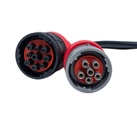Cable adaptador para camiones de alta resistencia OBD2 OBDII de 16 pines Compatible con cables eléctricos Premium J1708 o J1939 de 6 pines