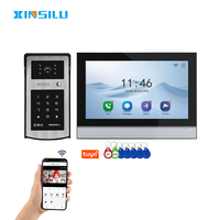 XINSILU kamera Ip Poe 2mp bel pintu Video kartu memori Tuya mendukung pintu telepon deteksi gerak interkom harga murah untuk keamanan