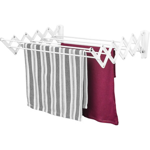Tendedero de Ropa Plegable de Acero Inoxidable Extensible para Montar en la Pared, Ahorra Espacio, para Interiores y Exteriores - Product Image 4