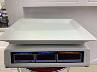 Plateforme de pesage numérique 30/40 kg avec écran LCD double face, balance électronique commerciale en ABS+métal pour fruits et légumes