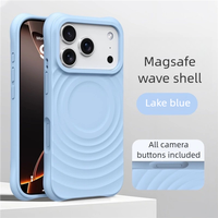 Coque de téléphone en silicone magnétique compatible avec la charge sans fil, revêtement ionique anti-traces de doigts, antichoc aux 4 coins pour iPhone