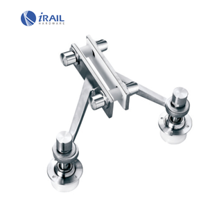 Raccordi a ragno per parete continua in acciaio inossidabile con 2 bracci su entrambi i Sider per una distanza di 200mm - Product Image 1