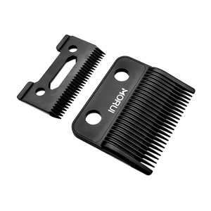 Lame di Ricambio per Tagliacapelli in Grafite Nera DLC, Resistenti all'Usura e al Calore, Personalizzabili per Trimmer e <span class=keywords><strong>Clipper</strong></span> - Product Image 2