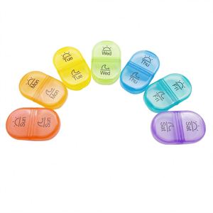 Mini Organizador de Pastillas de 2 Compartimentos, Estuche de Medicamentos de Bolsillo para Pastillas y Vitaminas Diarias, Gran Venta - Product Image 1