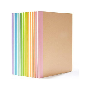 Cuaderno de Papel Kraft Marrón Reciclable, Cuaderno de Ejercicios con Logotipo Personalizado para Estudiantes Escolares - Product Image 3