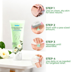 Bálsamo para Aliviar la Picazón Íntima de Camelia de 100 g con Ingredientes Herbales Naturales para Uso Femenino - Product Image 4